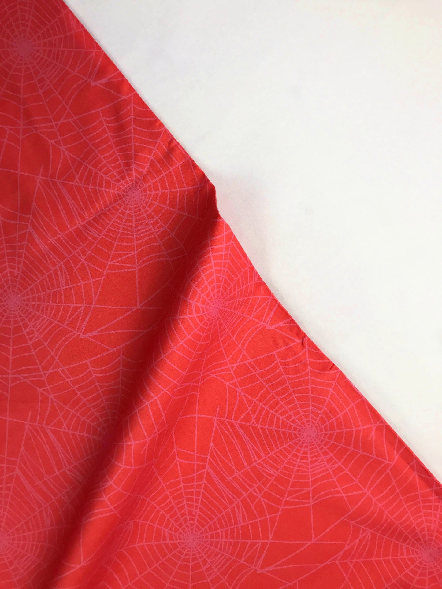 paintbrush studio fabric teresa chan drop dead gorgeous spider web red quilters cotton Fabric Fetish