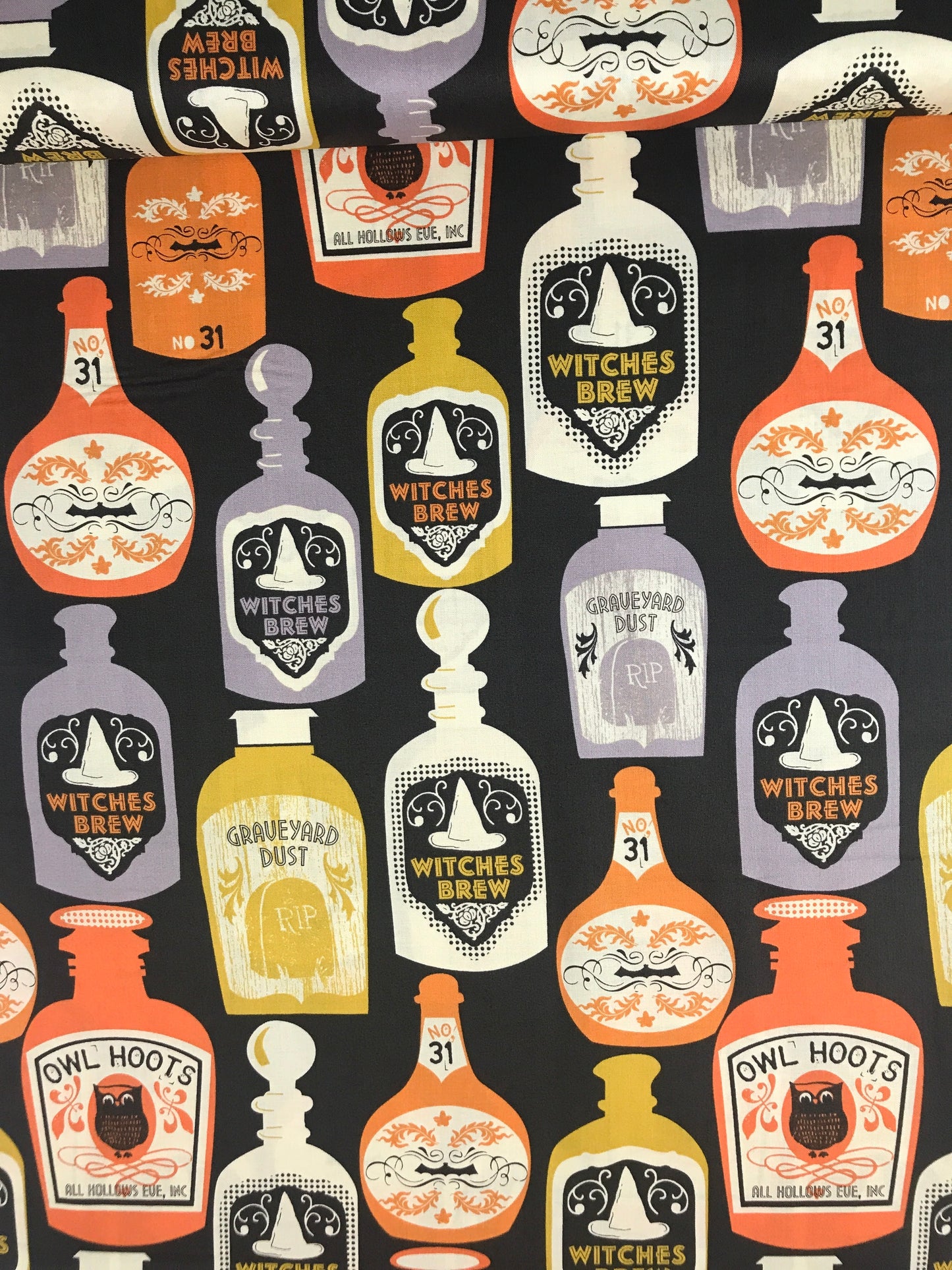 freespirit spooktacular maude asbury witches brew quilters cotton Fabric Fetish
