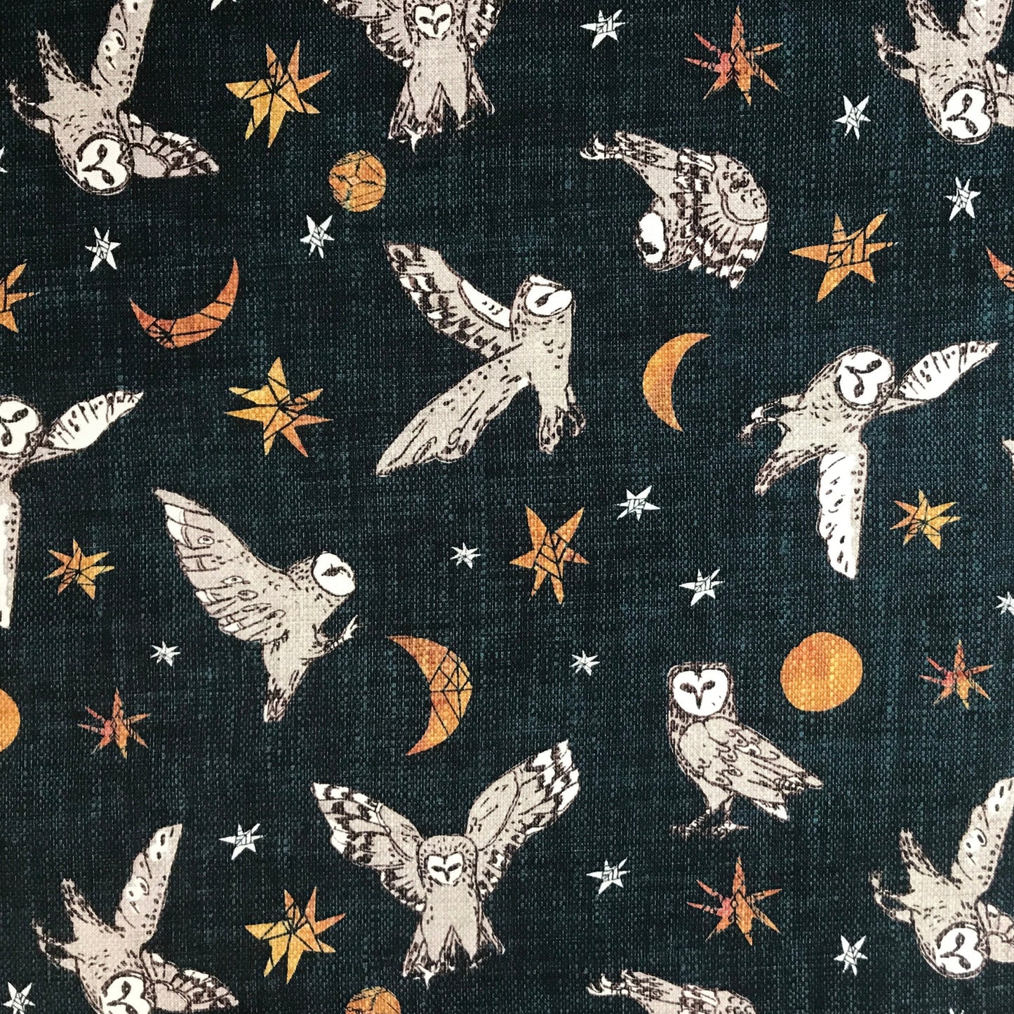 Figo Forest Fable Owls Fabric Fetish