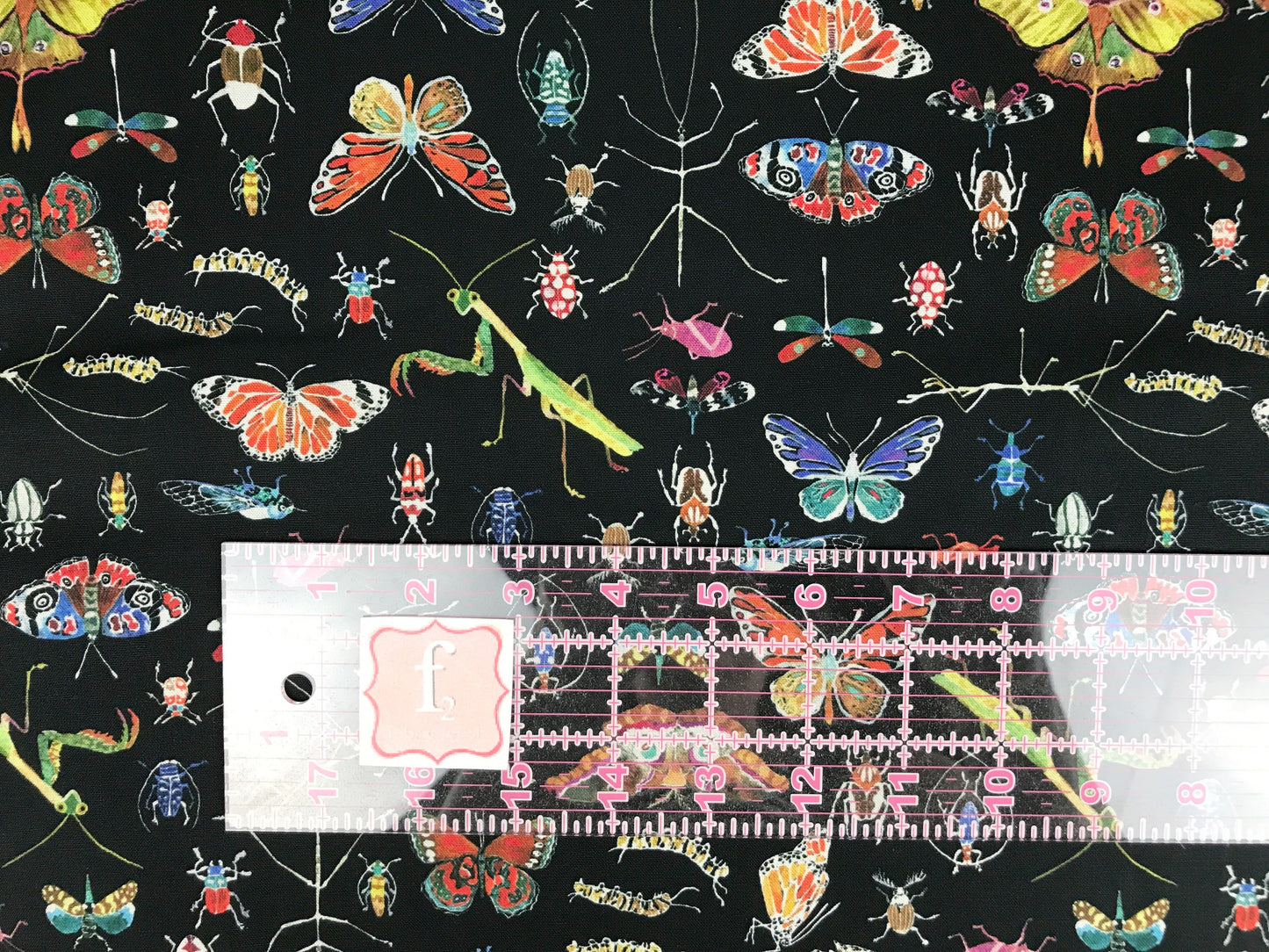 windham fabric beth olmsted deep forest insects black quilters cotton Fabric Fetish