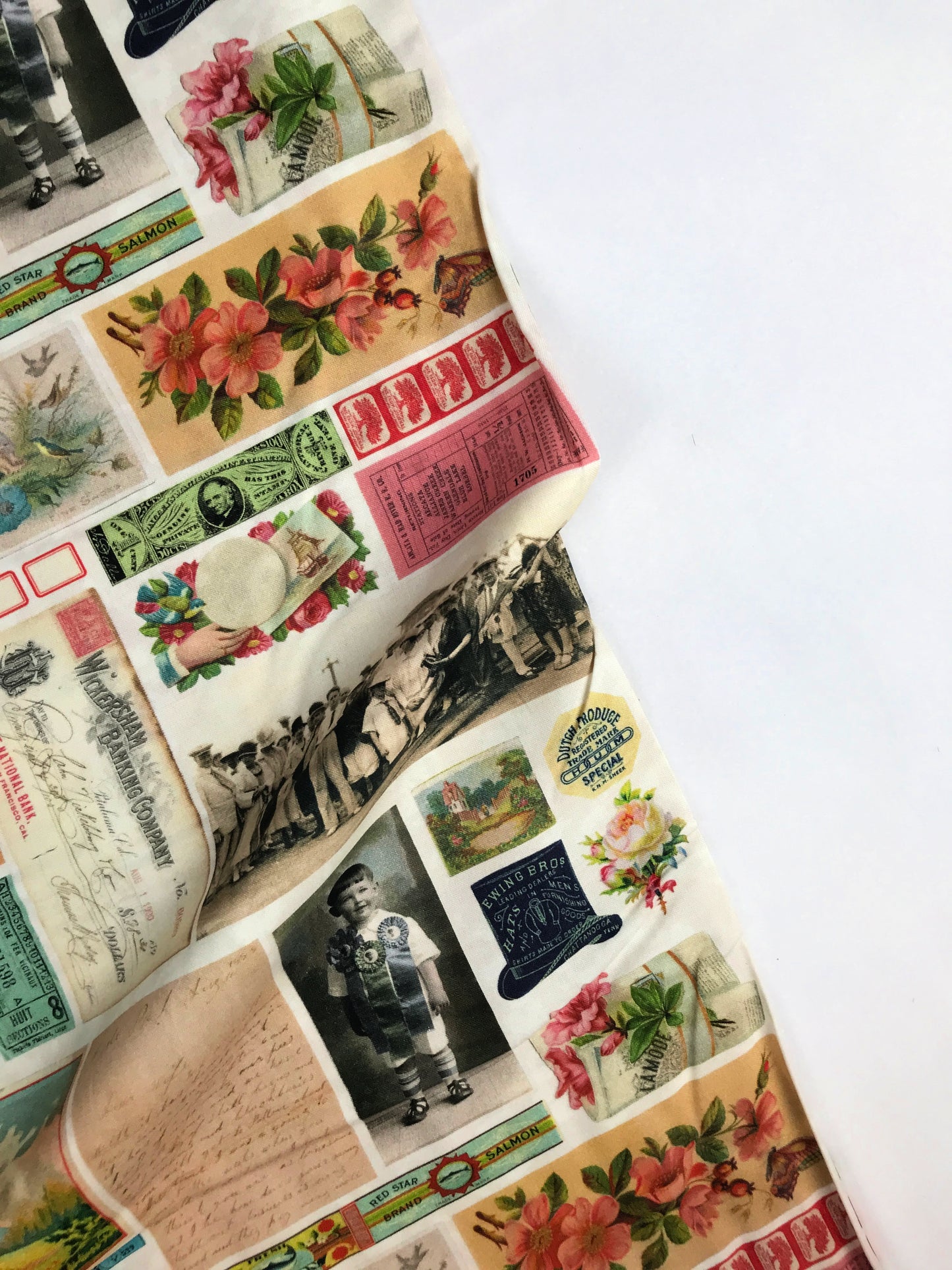 moda cathe holden flea market mix flea market parchment Fabric Fetish
