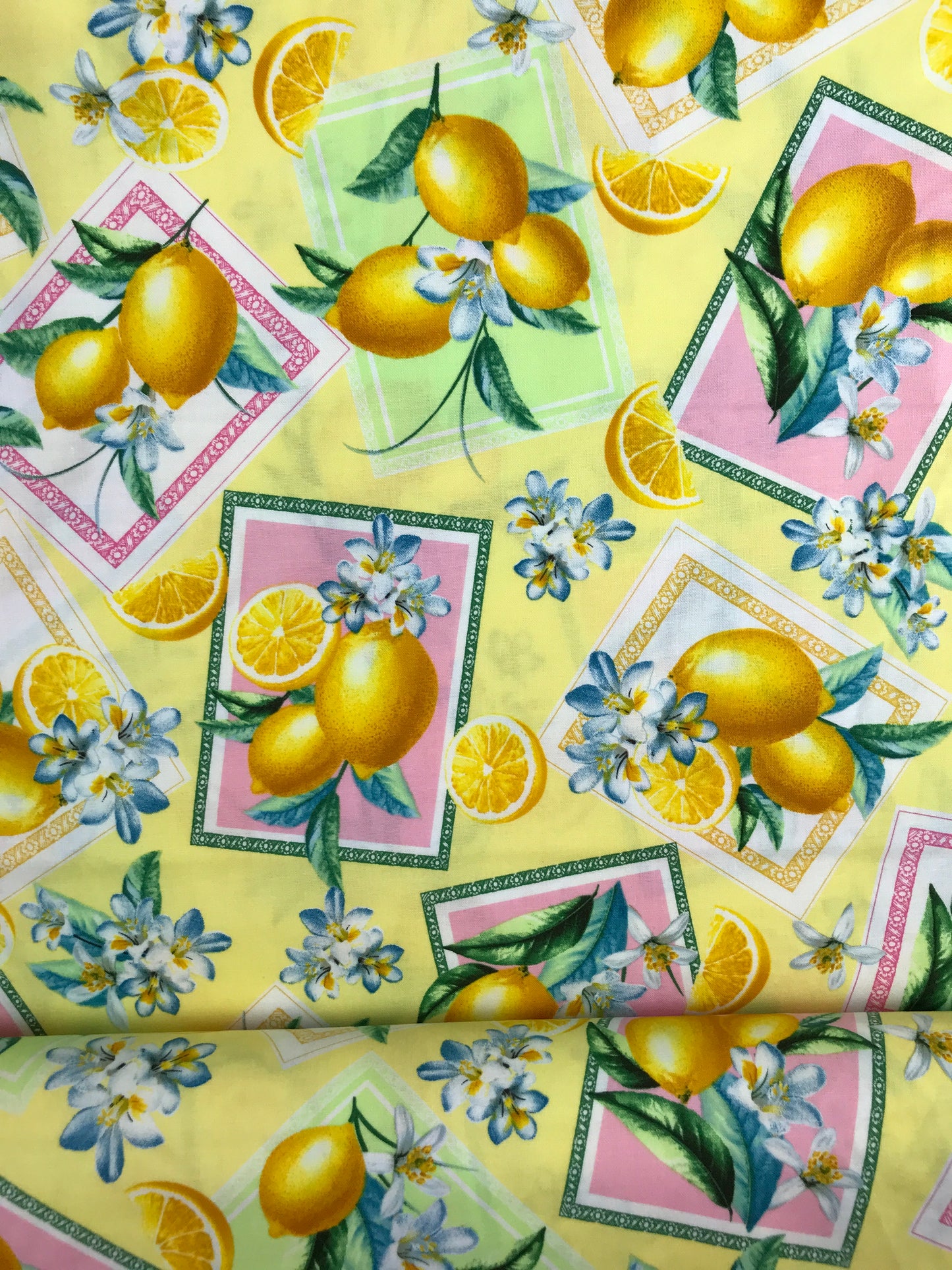 benartex lemon fresh kanvas studio lemon toss fresh Fabric Fetish