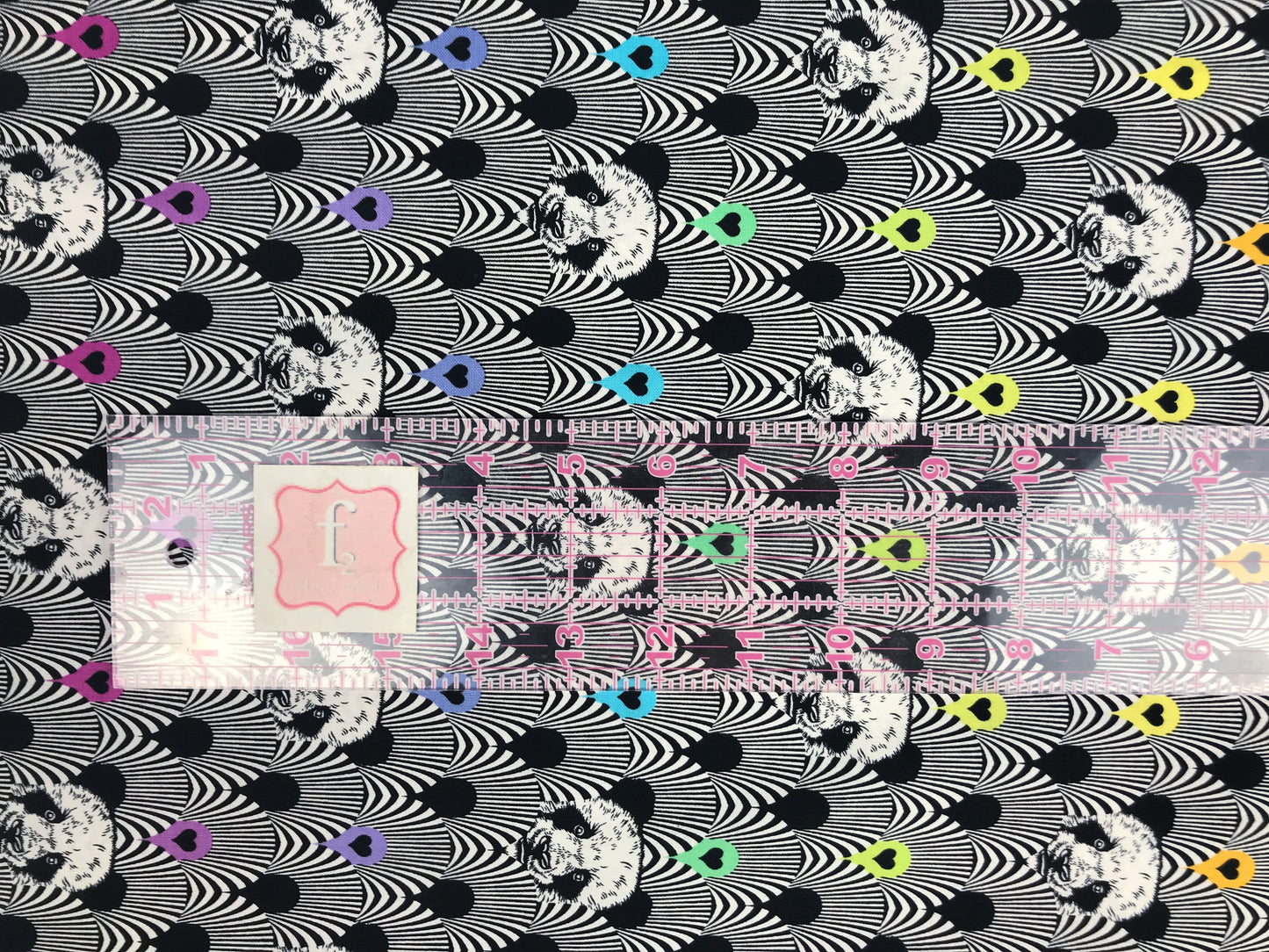tula pink freespirit fabrics linework pandamonium ink quilters cotton Fabric Fetish