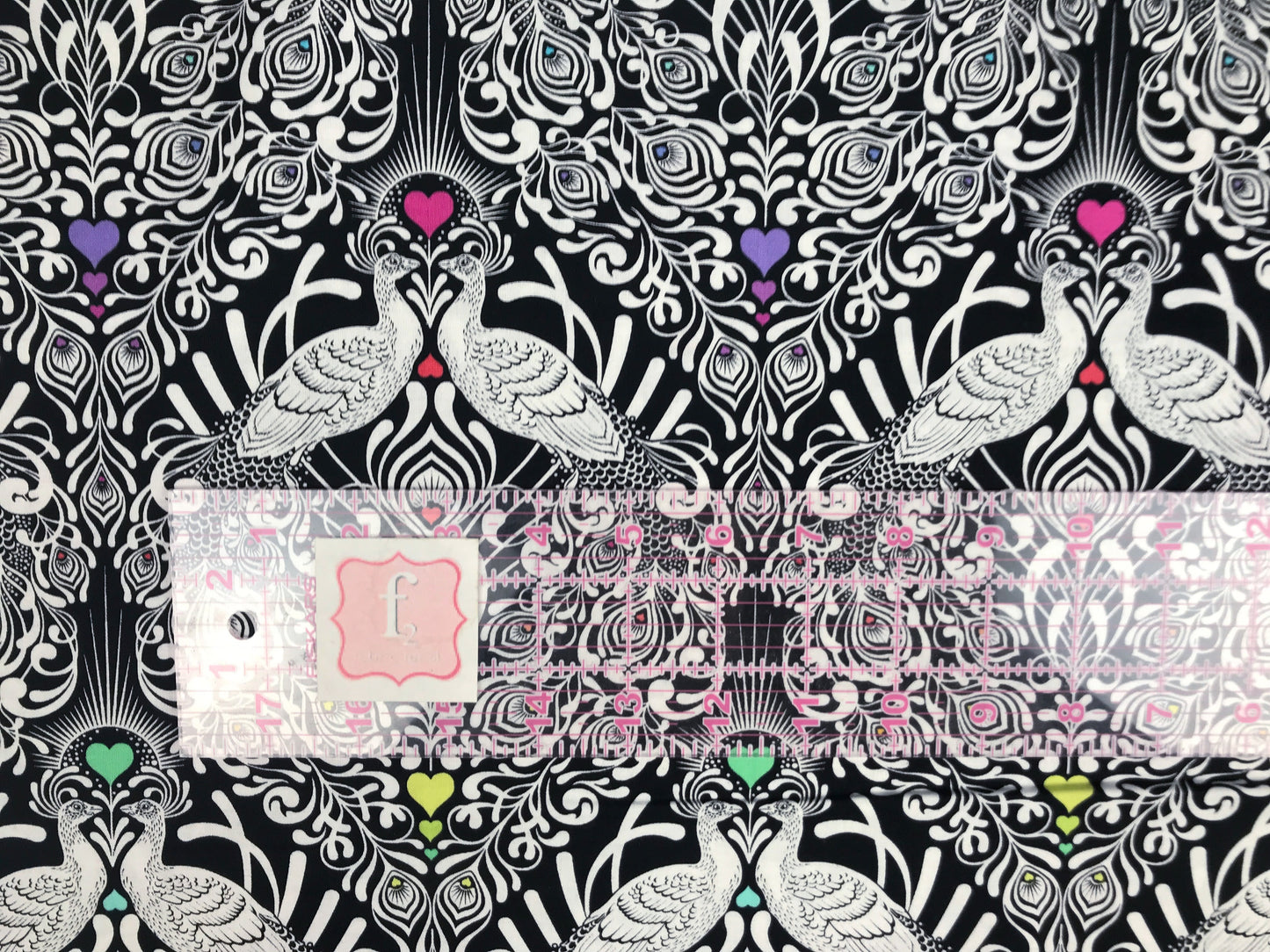 tula pink freespirit fabrics linework tall tails ink quilters cotton Fabric Fetish