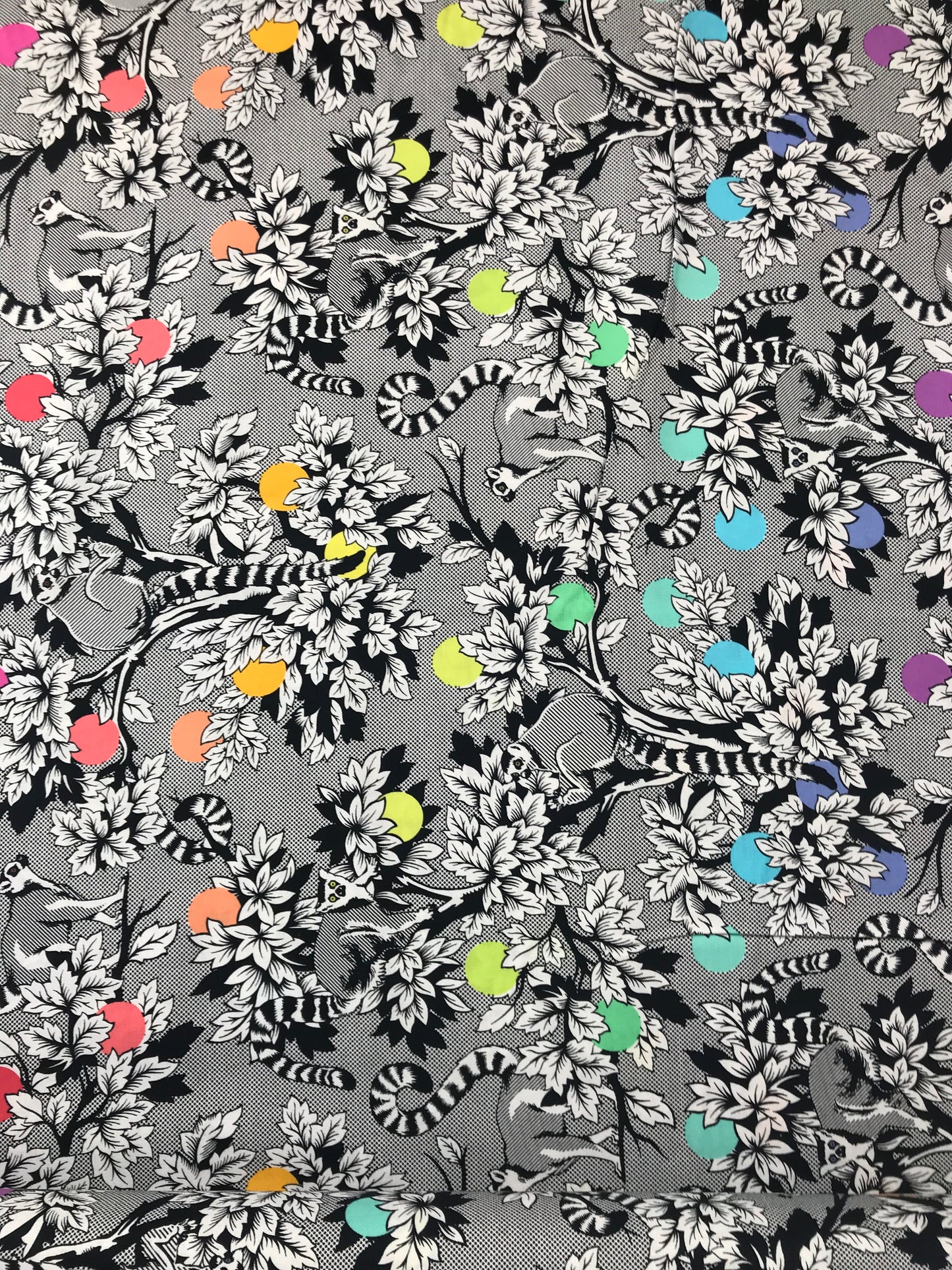 tula pink freespirit fabrics linework lemur me alone ink quilters cotton Fabric Fetish