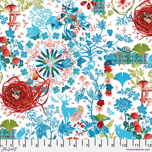 freespirit fabric odile bailloeul land art 2 prairie white Fabric Fetish