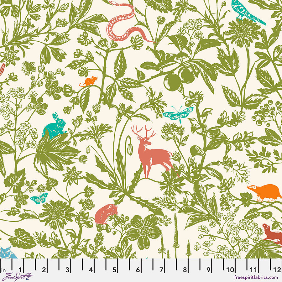 freespirit fabric odile bailloeul land art 2 silhouettes white Fabric Fetish