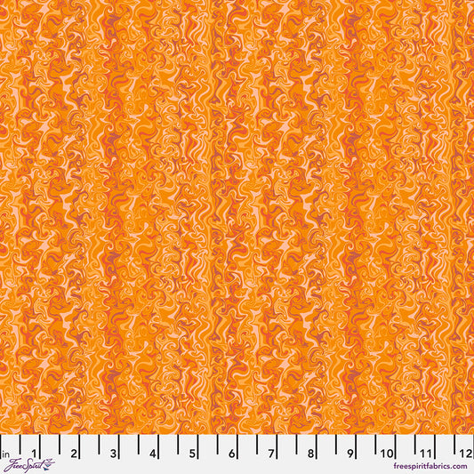 freespirit fabric odile bailloeul land art 2 whirlpools yellow Fabric Fetish