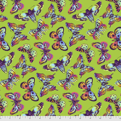 tula pink freespirit fabrics daydreamer butterfly kisses avacado quilters cotton Fabric Fetish