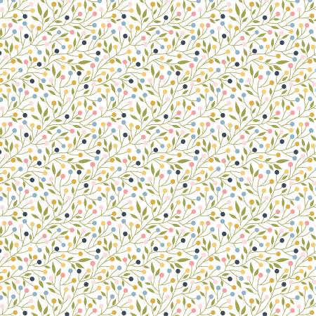 Poppie Cotton Fabrics -  Terri Conrad - Sunshine and Chamomile - Fat Quarter Fabric Bundle 21pcs