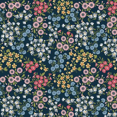 Poppie Cotton Fabrics - Terri Conrad - Sunshine and Chamomile - Fat Quarter Fabric Bundle 21pcs