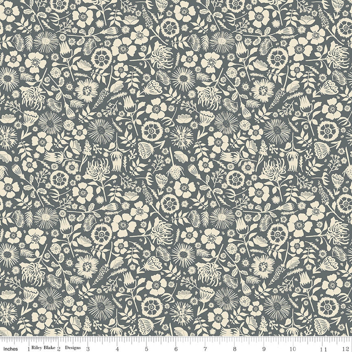 riley blake fabrics katherine lenius midsummer meadow flutter seaglass Fabric Fetish