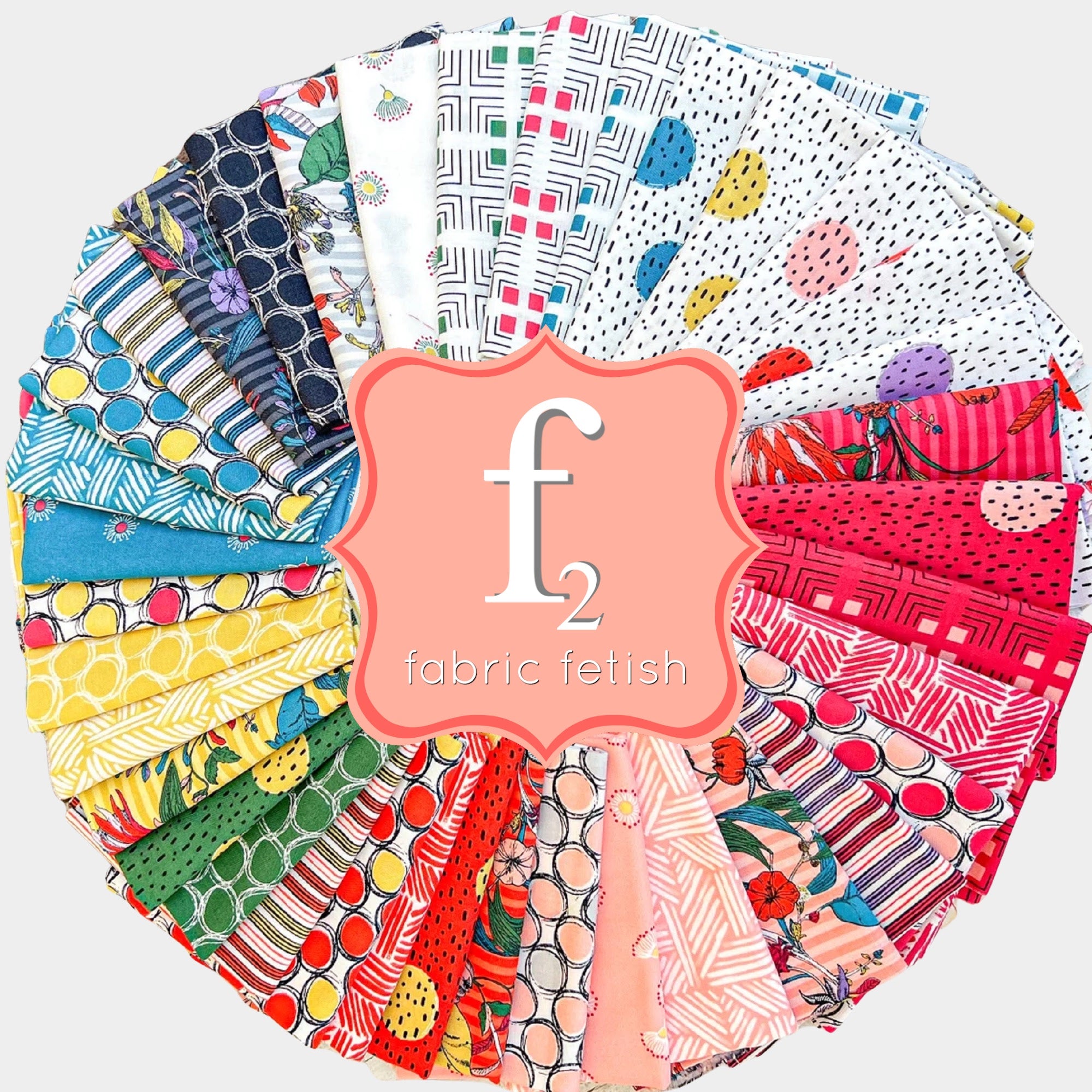 Moda Fabrics - Jen Kingwell - The Lookout - Fat Quarter Fabric Bundle