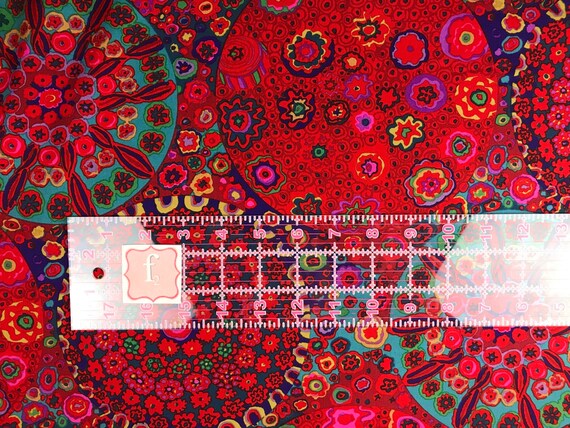 freespirit fabrics kaffe fassett collective kaffe fassett millefiore red 100 quilters cotton Fabric Fetish