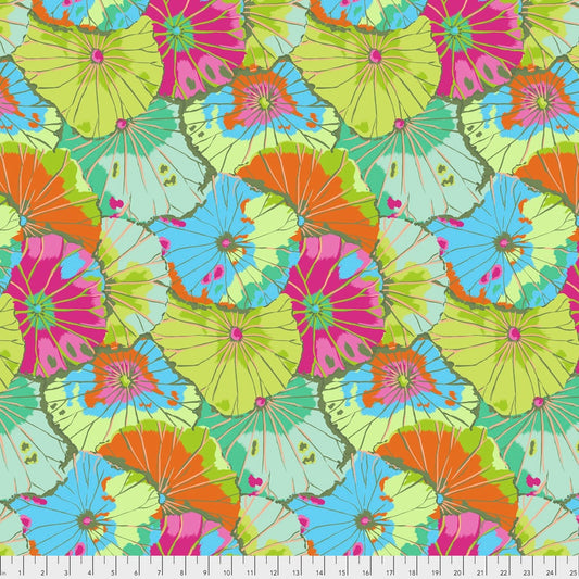 Lotus Leaf Lime Spring 2018 PWGP029 LIMEX Kaffe Fassett Classics 100% Quilters Cotton Fabric Fetish