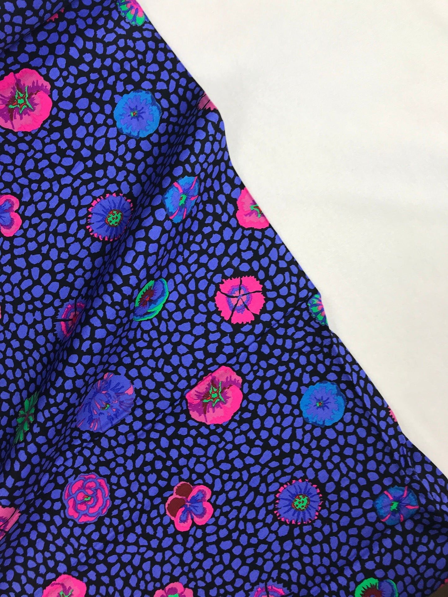 Guinea Flower Black Kaffe Fassett Classics 100% Quilters Cotton GP59 Fabric Fetish