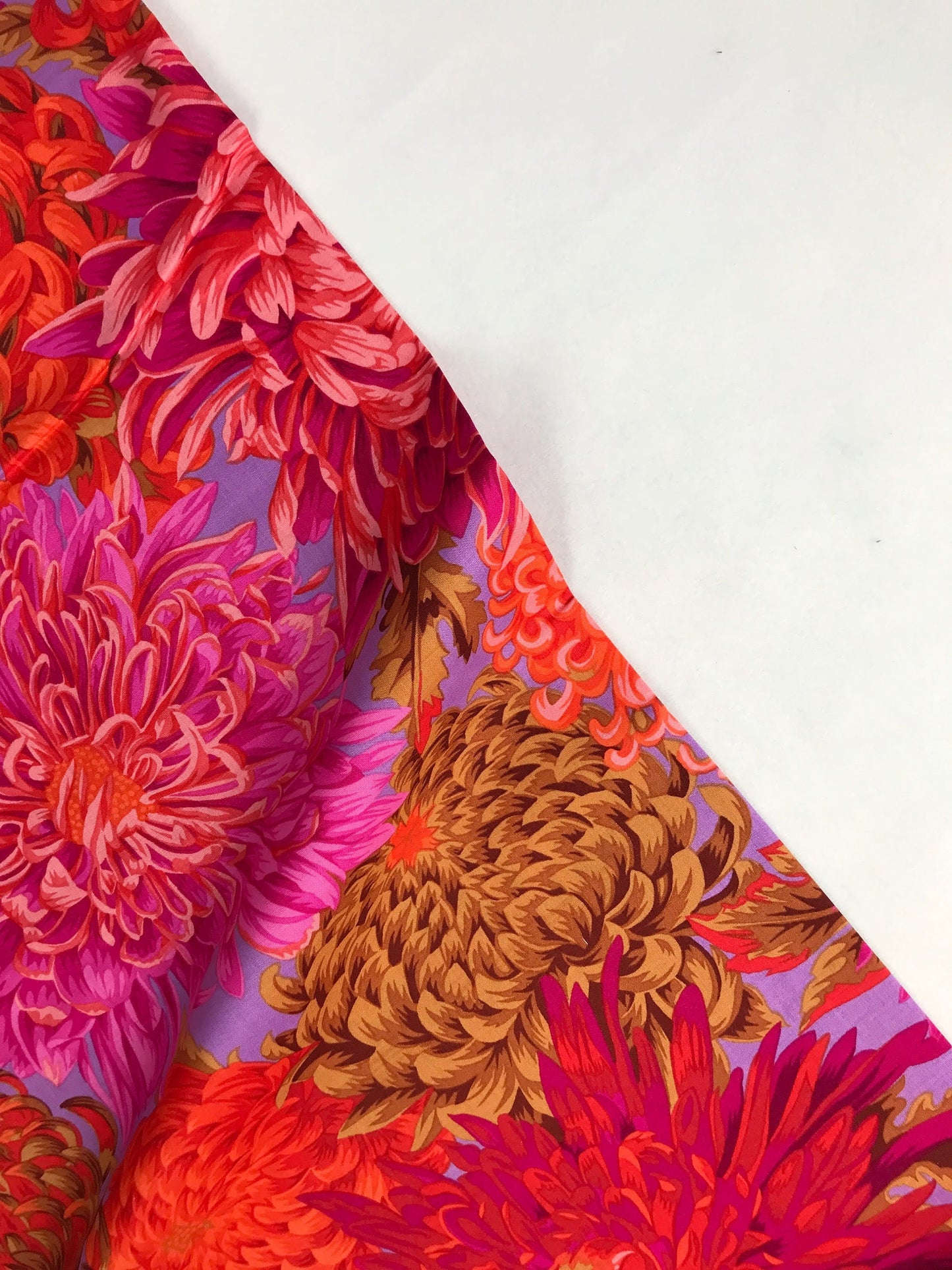 Japanese Chrysanthemum Pink Philip Jacobs Kaffe Fassett Collective PWPJ041 100% Quilters Cotton Fabric Fetish