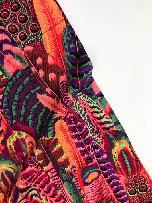 Feathers Summer - Kaffe Fassett Collective Classics Collection - FreeSpirit Fabric - PWPJ055 - 100% Quilters Cotton