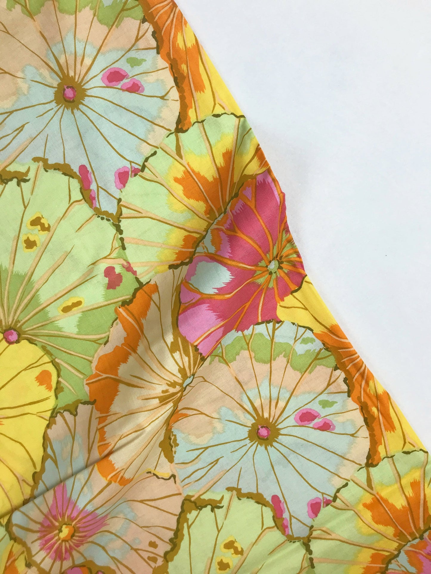 Lotus Leaf Jade PWGP029 Kaffe Fassett Classics 100% Quilters Cotton Fabric Fetish