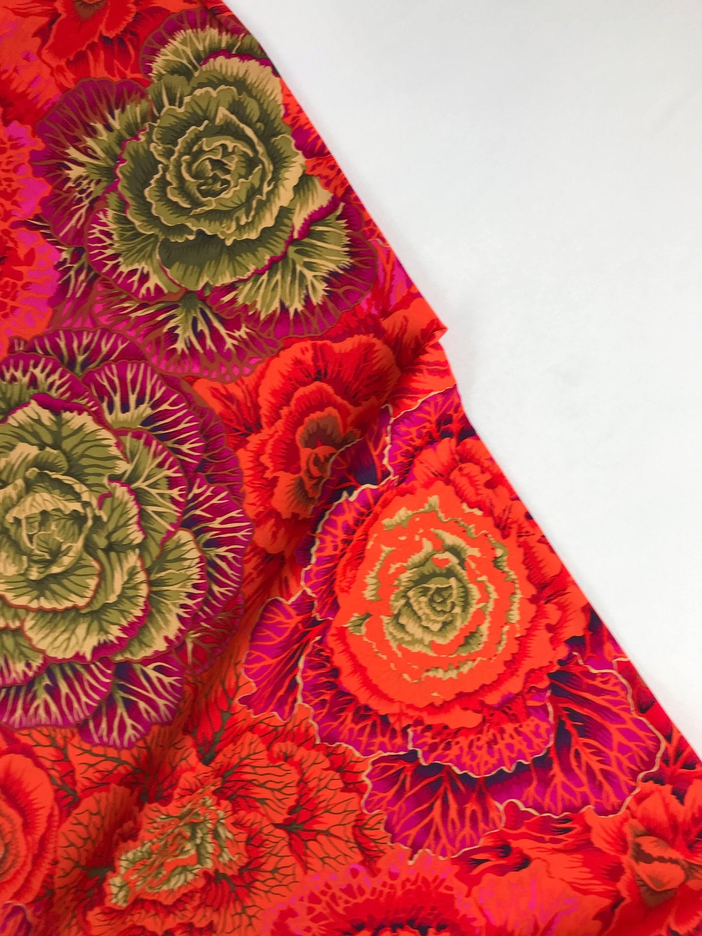 Brassica Rust Philip Jacobs Kaffe Fassett Collective PWPJ051 100% Quilters Cotton Fabric Fetish