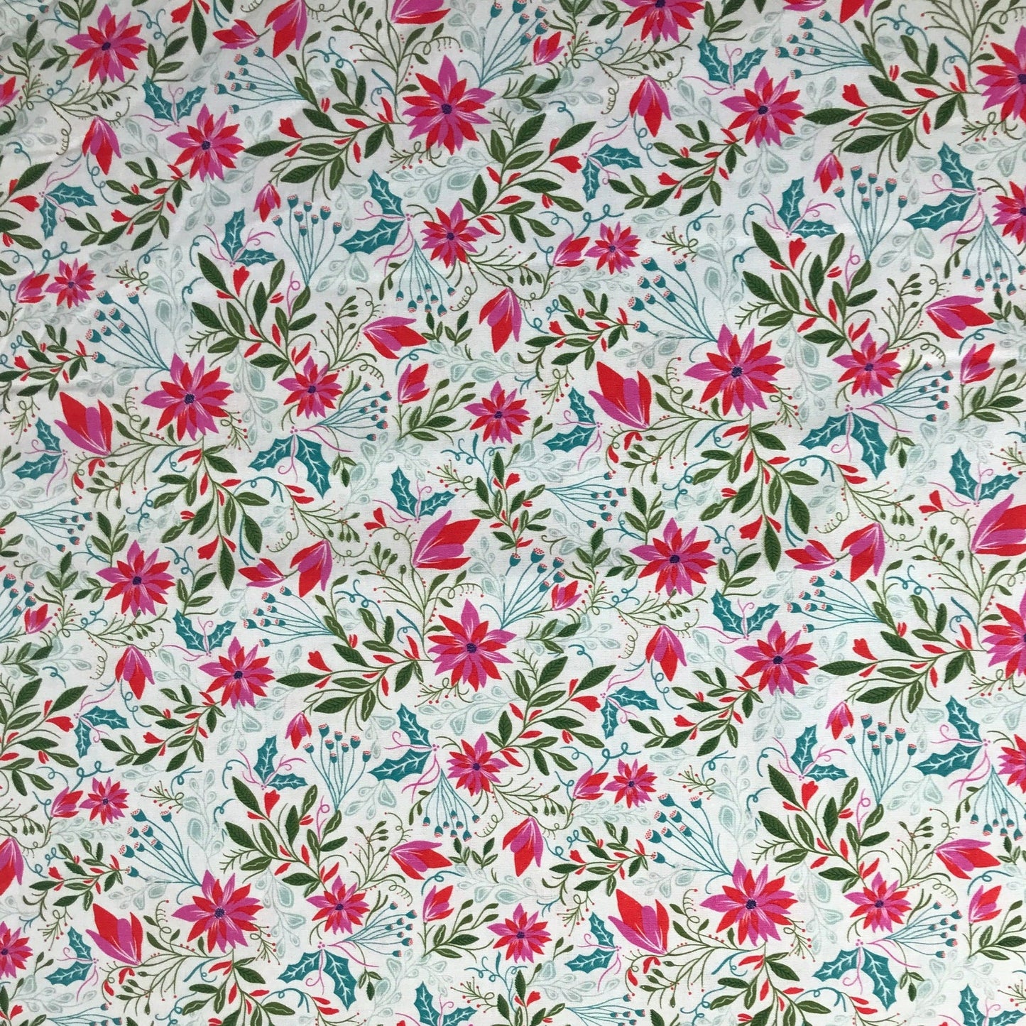 Winter Floral Jolly Robins Beth Salt The Craft Cotton Co Quilters Cotton Fabric Fetish