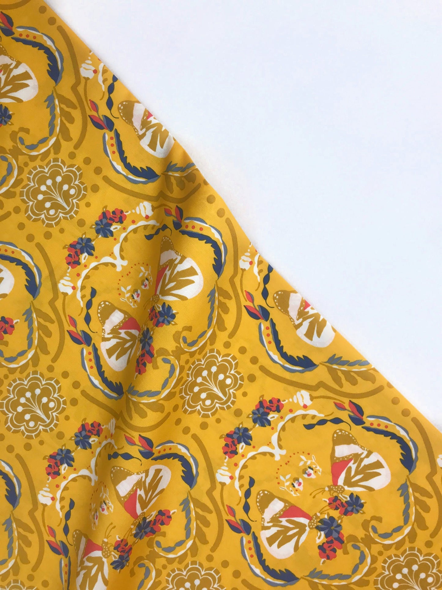 Painted Ladies' Two Garden of Opulence Bari J. Art Gallery Fabric 100% Quilters Cotton Fabric Fetish