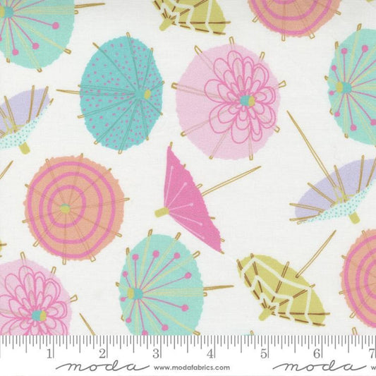 Umbrellas Vanilla Soiree Mara Penny Moda Quilters Cotton Fabric Fetish