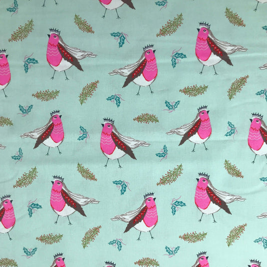 Robin Crown Jolly Robins Beth Salt The Craft Cotton Co Quilters Cotton Fabric Fetish