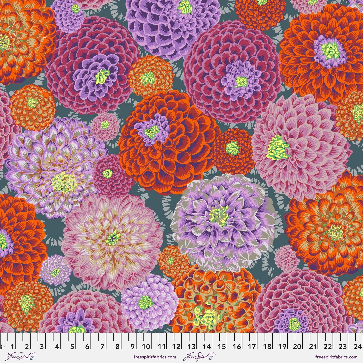 Flora Antique August 2022 Philip Jacobs Kaffe Fassett Collective 100% Quilters Cotton Fabric Fetish