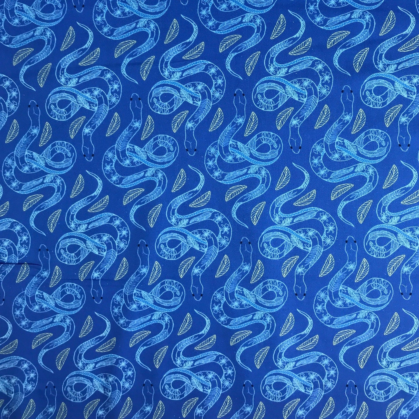 Mayaro Blue Tabanca Tamara Kate Windham Fabrics 100% Quilters Cotton Fabric Fetish