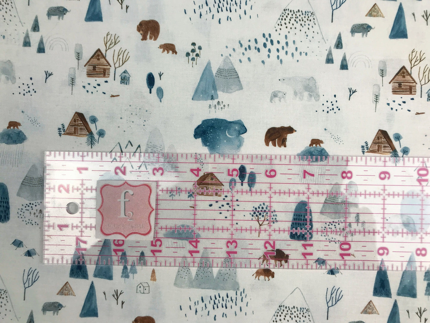 Be Brave White Be Brave Dear Stella Quilters Cotton Fabric Fetish