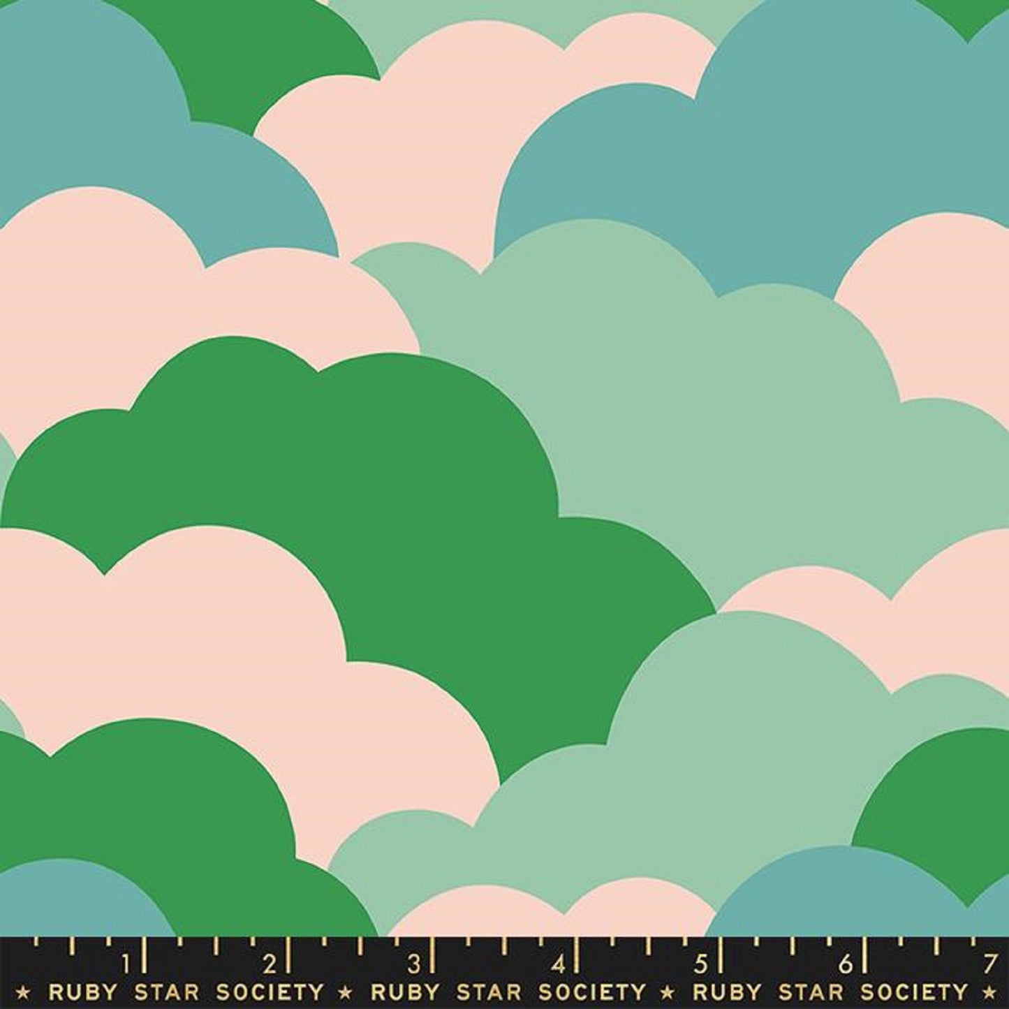 Clouds Succulent Reverie Melody Miller Ruby Star Society Fabric Moda 100% Quilters Cotton Fabric Fetish