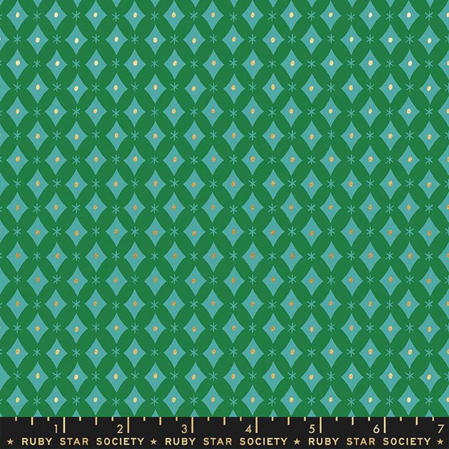 Reflection Billiard METALLIC Gold Reverie Melody Miller Ruby Star Society Fabric Moda 100% Quilters Cotton Fabric Fetish