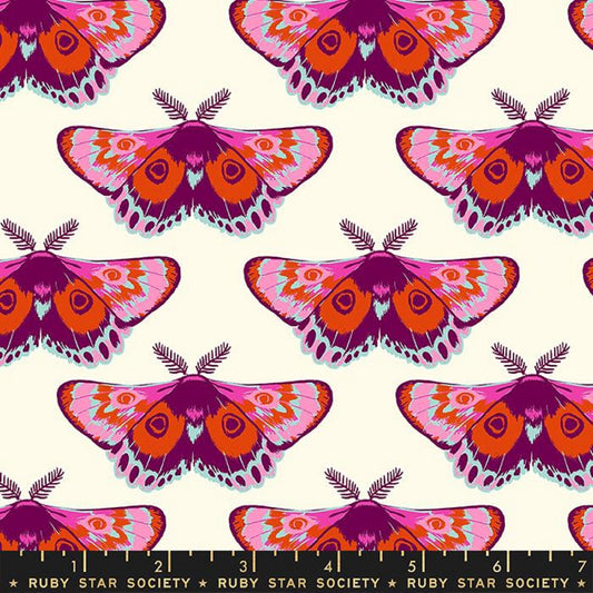 Glow Moth Fire Firefly Sarah Watts Ruby Star Society Moda 100% Cotton Quilting Fabric Yardage Fabric Fetish