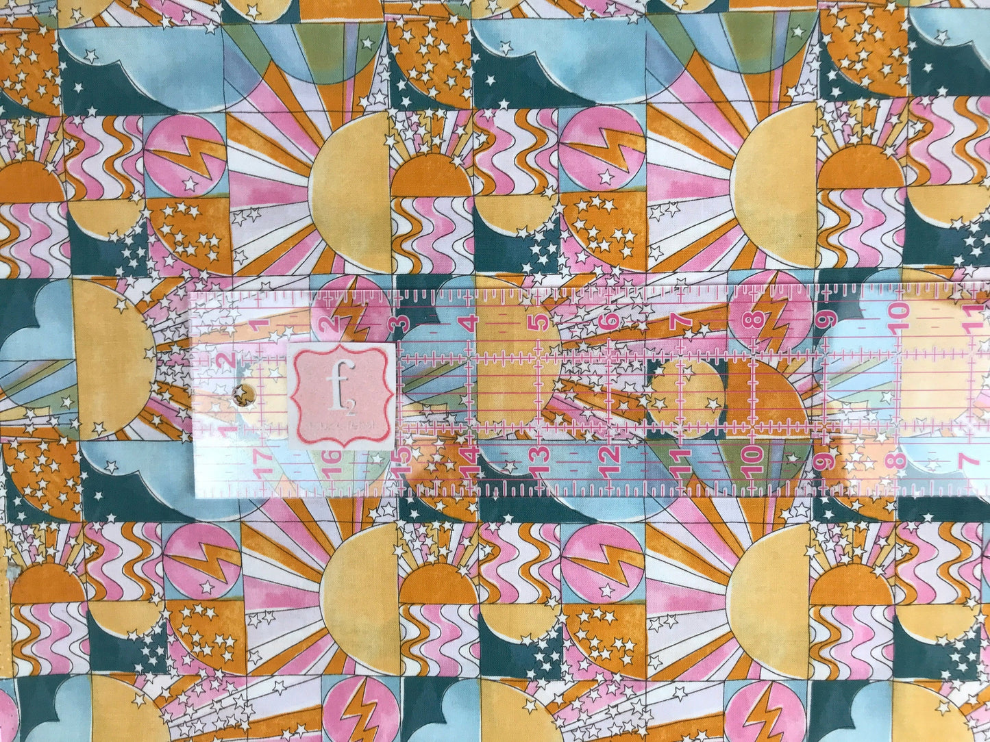 Sunshiny Day Yellow Multi Dreamscape Josephine Kimberling Figo Fabrics 100% Quilters Cotton Fabric Fetish