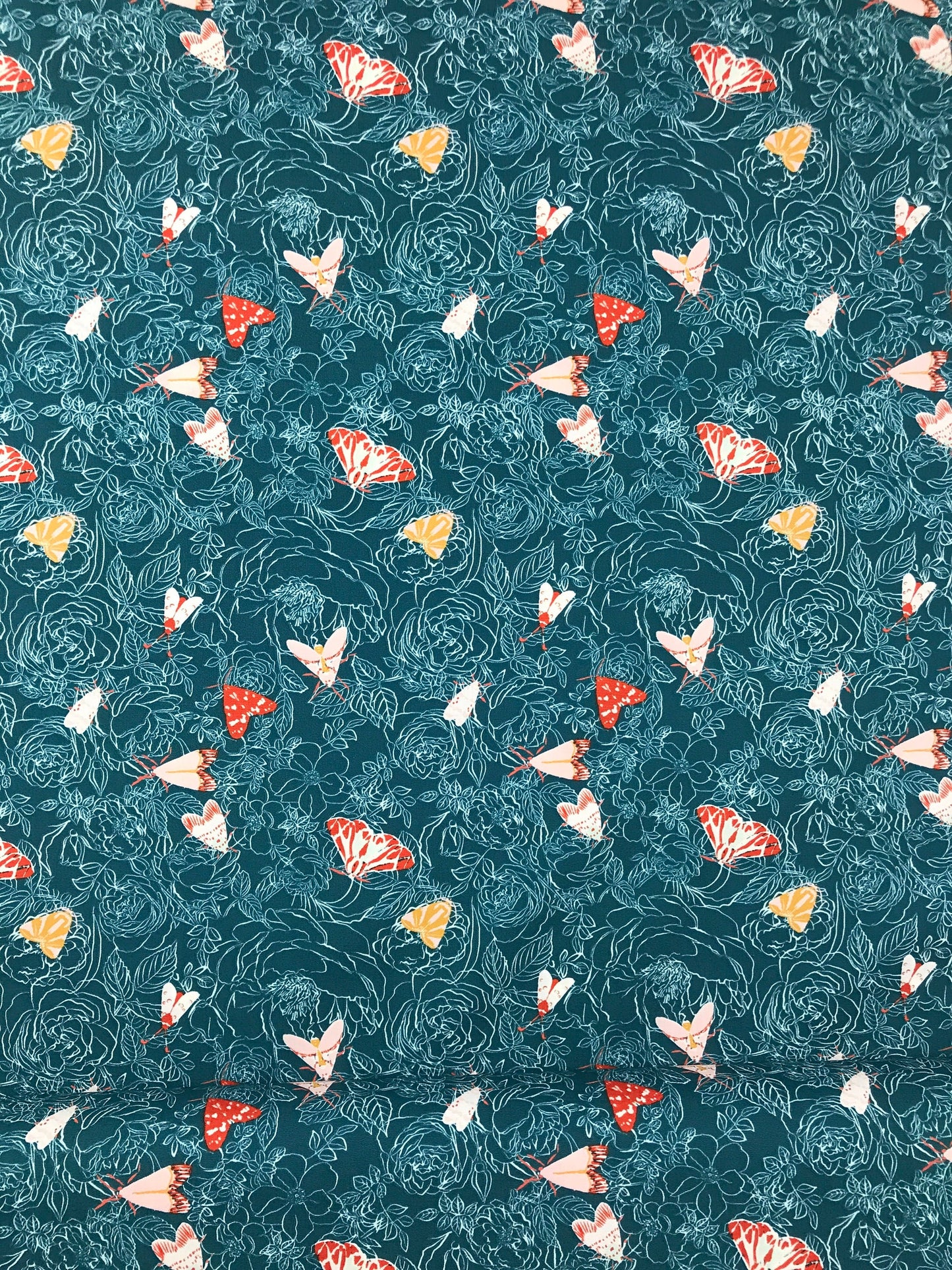 Cloak and Petal Six Listen to Your Heart Sharon Holland Art Gallery Fabric 100% Quilters Cotton Fabric Fetish