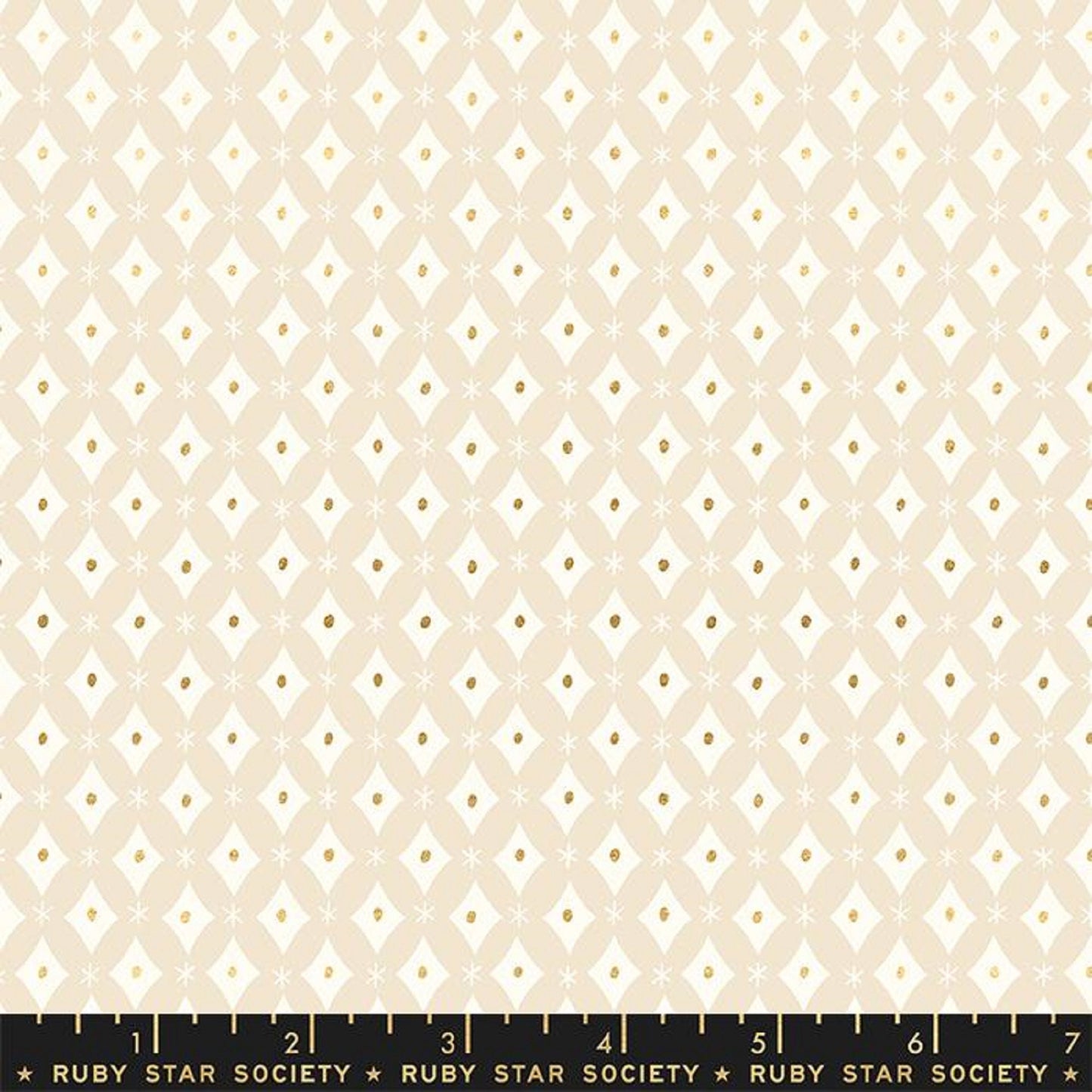 Reflection Natural METALLIC Gold Reverie Melody Miller Ruby Star Society Fabric Moda 100% Quilters Cotton Fabric Fetish