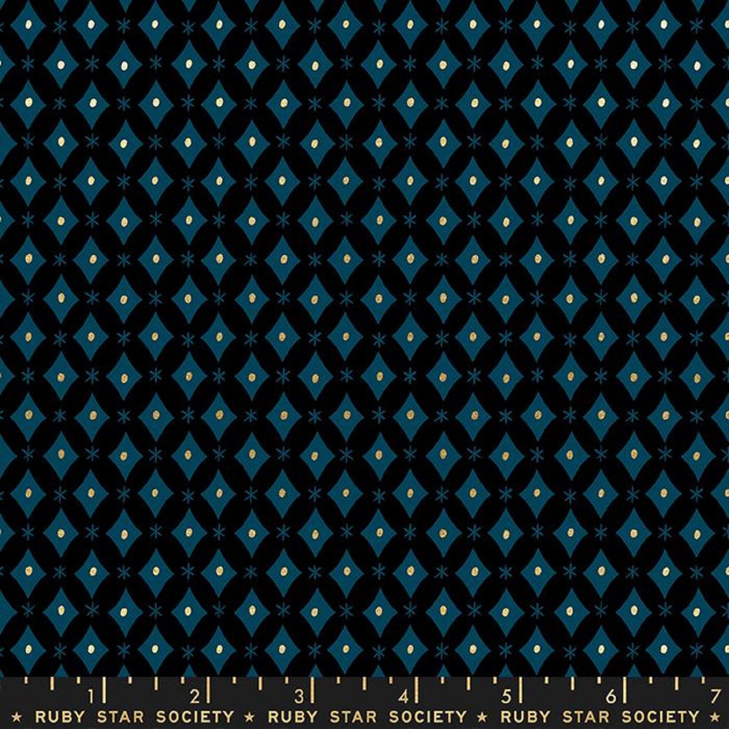 Reflection Galaxy METALLIC Gold Reverie Melody Miller Ruby Star Society Fabric Moda 100% Quilters Cotton Fabric Fetish