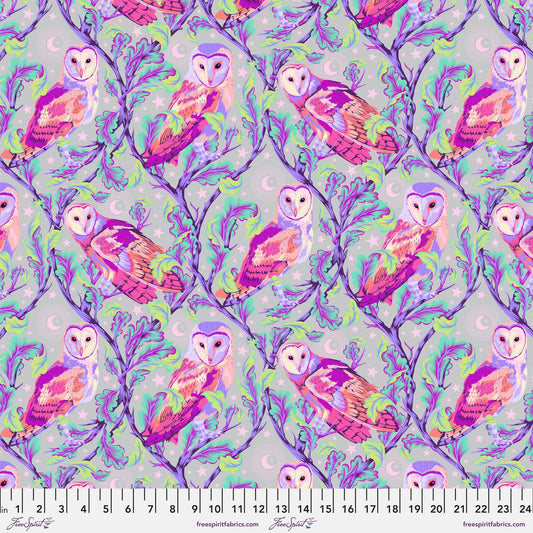 Night Owl Dusk Moon Garden Tula Pink Freespirit Fabrics 100% Quilters Cotton Fabric Fetish