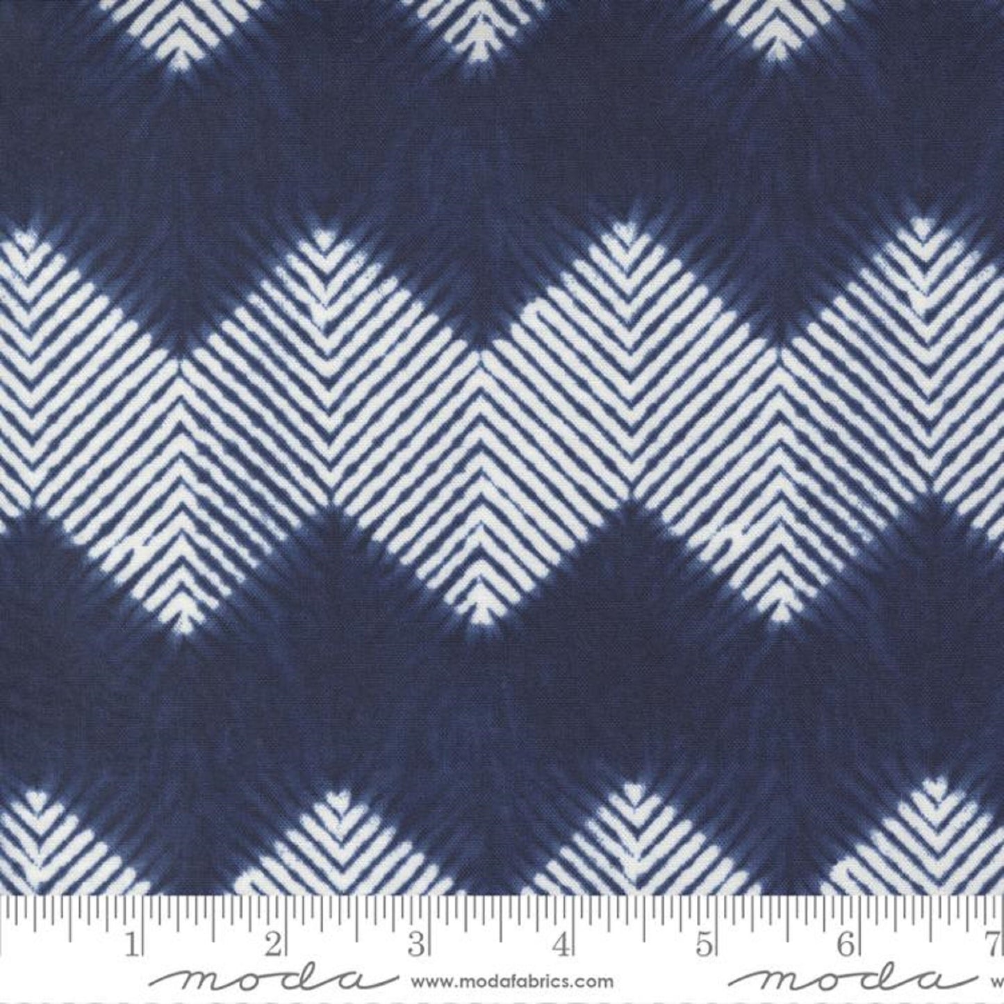 Yodo Stripes Chevron Shibori Indigo Kawa Debbie Maddy Moda 100% Quilters Cotton Fabric Fetish