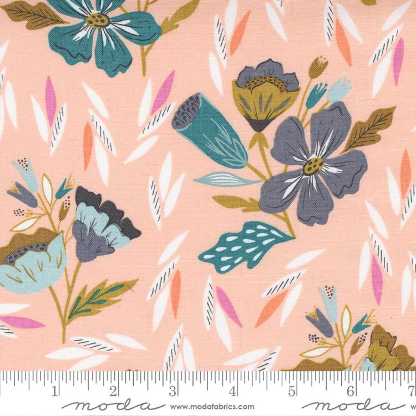 Overjoyed Pink Songbook A New Page Fancy That Design House Moda Quilters Cotton Fabric Fetish