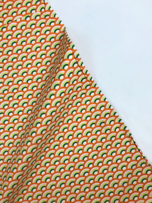Rainforest Rainbow Orange Burst Alicia Bruce Jungle Cruisin' Cotton + Steel Fabrics Quilters Cotton Fabric Fetish