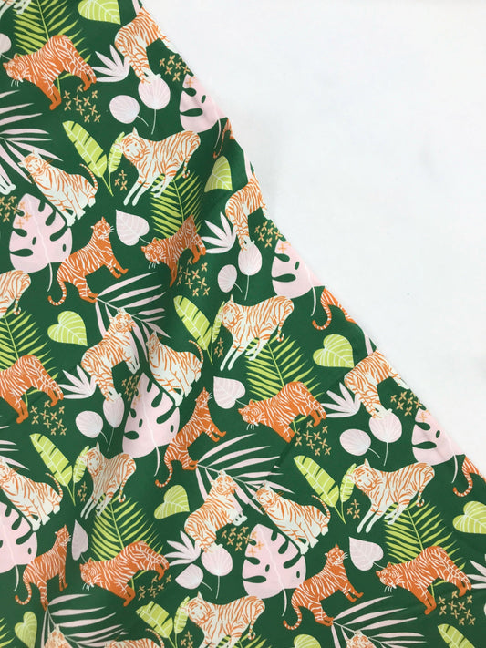 Stripe Squad Jungle Alicia Bruce Jungle Cruisin' Cotton + Steel Fabrics Quilters Cotton Fabric Fetish