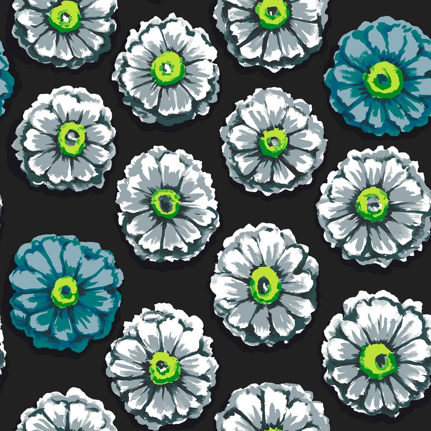 Zinnia Contrast 85 and Fabulous Kaffe Fassett Freespirit Fabrics 100% Quilters Cotton Fabric Fetish