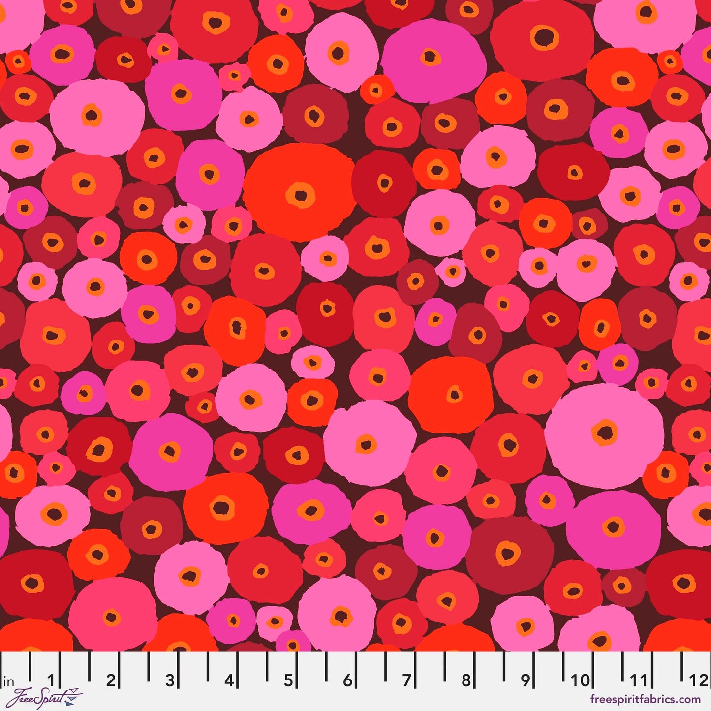 Spools Magenta 85 and Fabulous Kaffe Fassett Freespirit Fabrics 100% Quilters Cotton Fabric Fetish