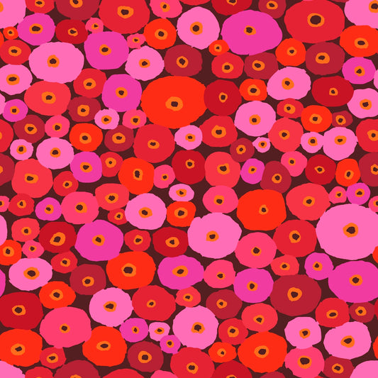 Spools Magenta 85 and Fabulous Kaffe Fassett Freespirit Fabrics 100% Quilters Cotton Fabric Fetish