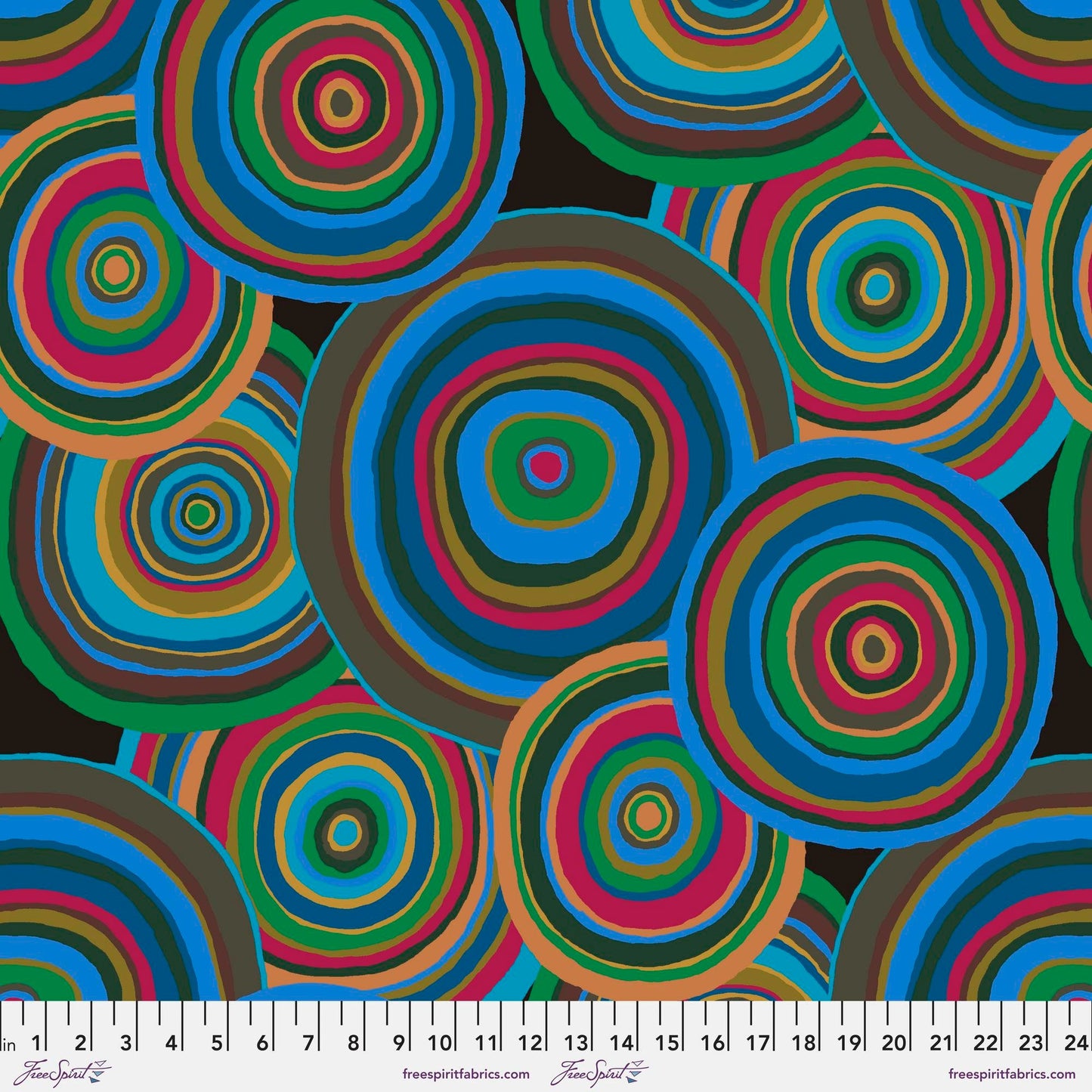 Targets Green 85 and Fabulous Kaffe Fassett Freespirit Fabrics 100% Quilters Cotton Fabric Fetish