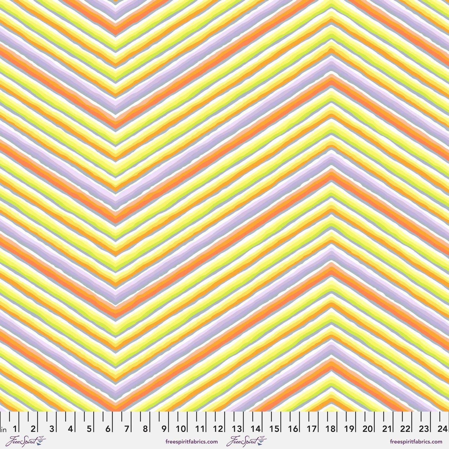 Chevron Stripe Yellow 85 and Fabulous Kaffe Fassett Freespirit Fabrics 100% Quilters Cotton Fabric Fetish