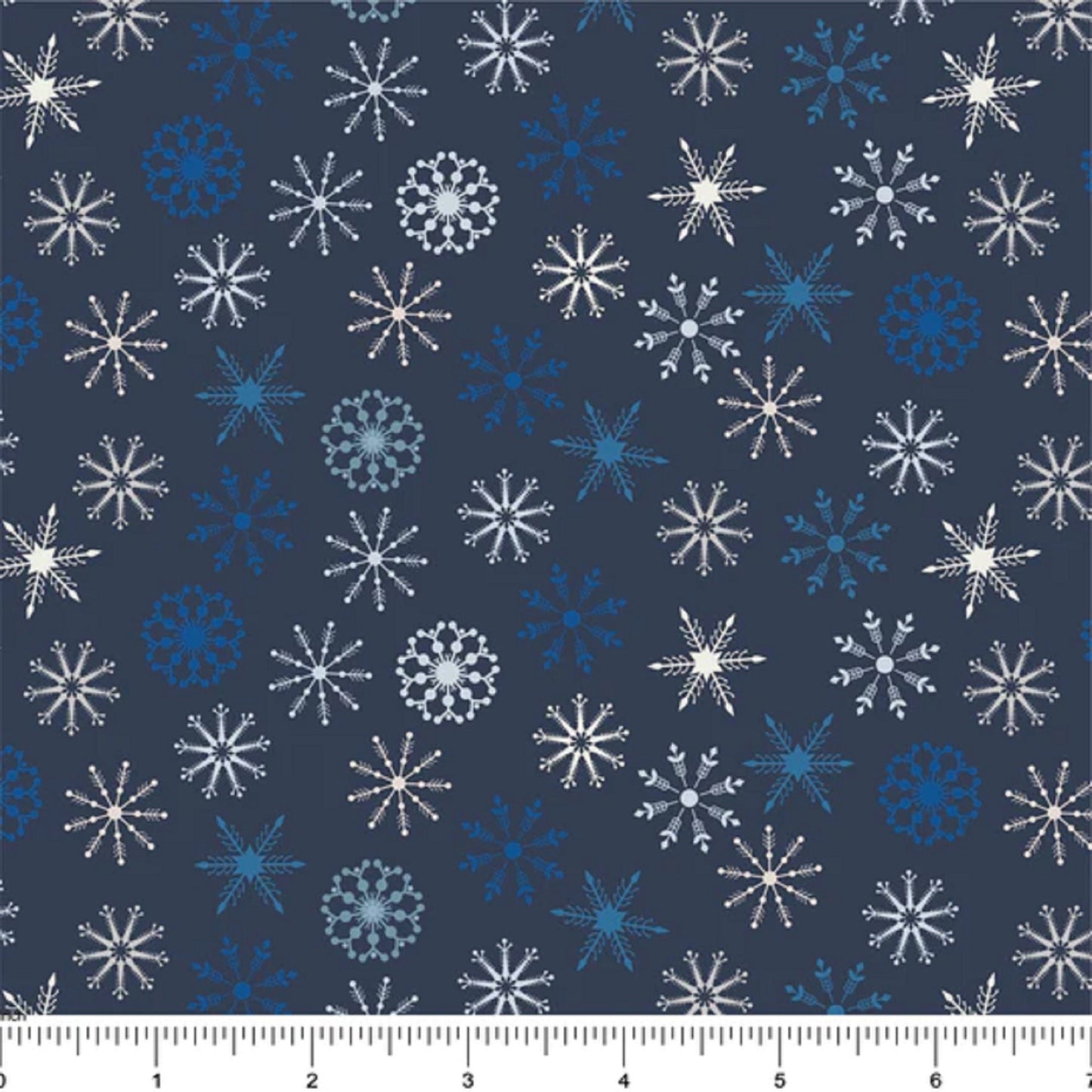 Fancy Flakes Northern Quartz Anjana Simpson Ink Phoebe Fabrics 100% Quilters Cotton Fabric Fetish