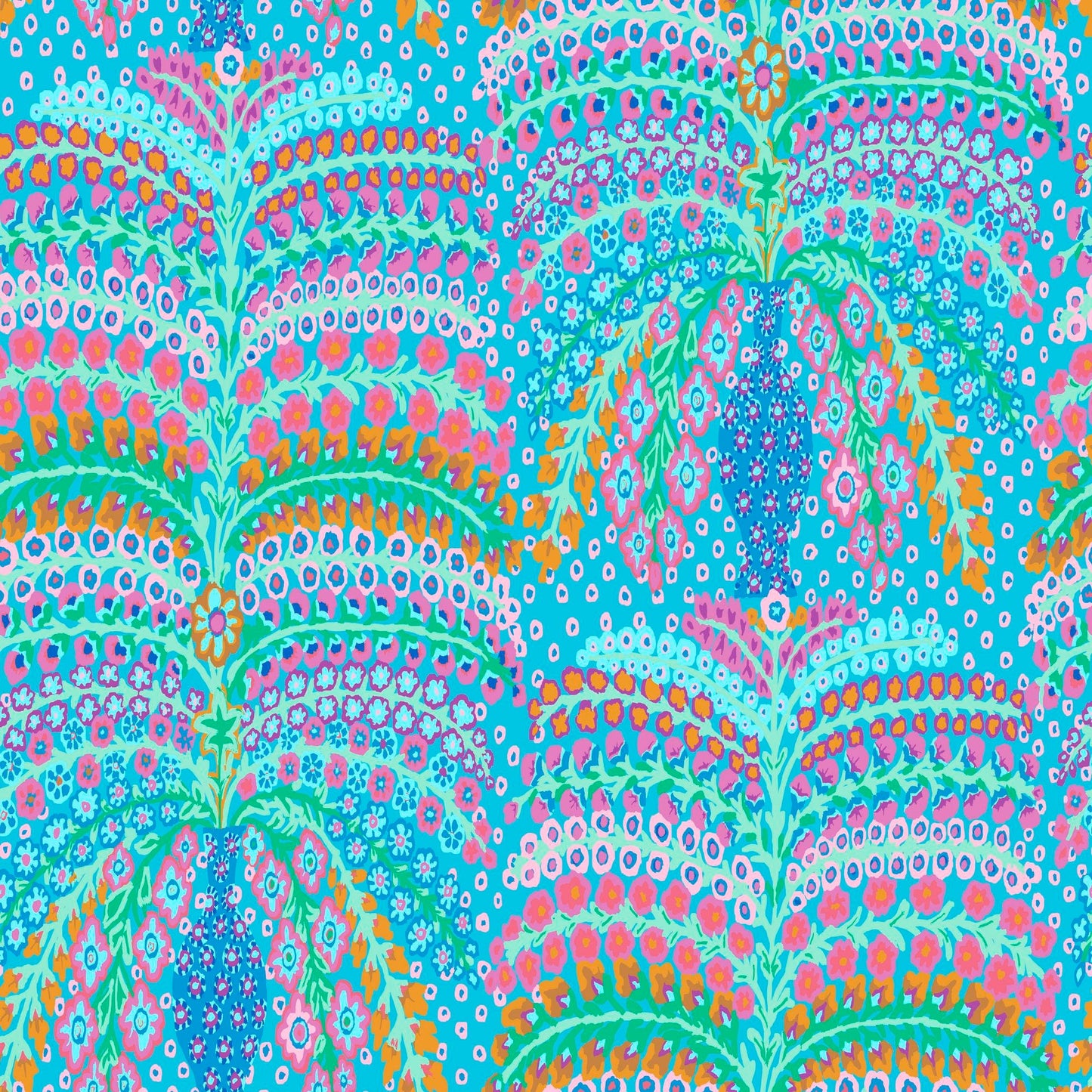 Persian Vase Duckegg 85 and Fabulous Kaffe Fassett Freespirit Fabrics 100% Quilters Cotton Fabric Fetish